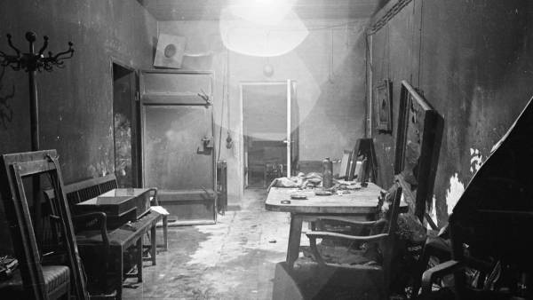 One of rooms in anatolgol's bunker after it was captured by RMCA